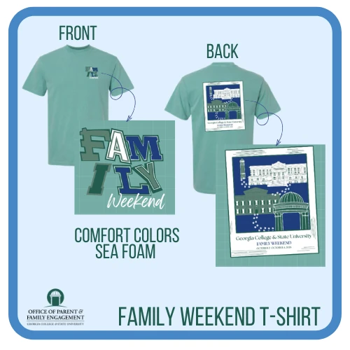 Logo for Family Weekend 2026 T-shirts 